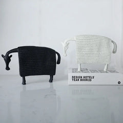 The Textured Block Animal Sculpture