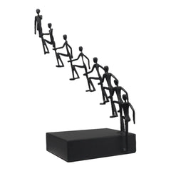 Climbing Figures Abstract Metal Sculpture