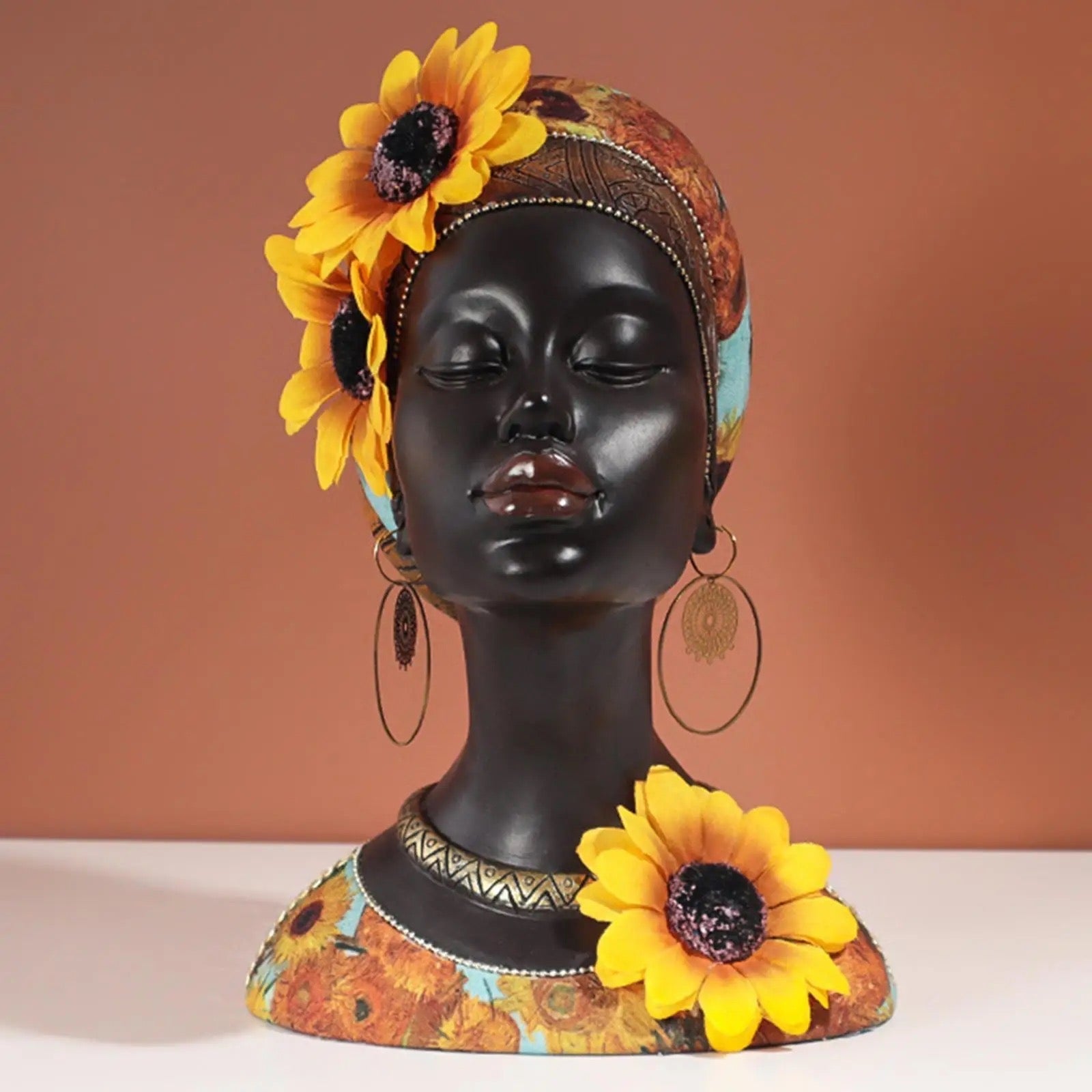 GoldenSunflower Sculpture