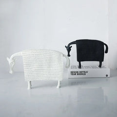 The Textured Block Animal Sculpture