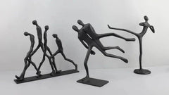 Abstract Cast Iron Figurines